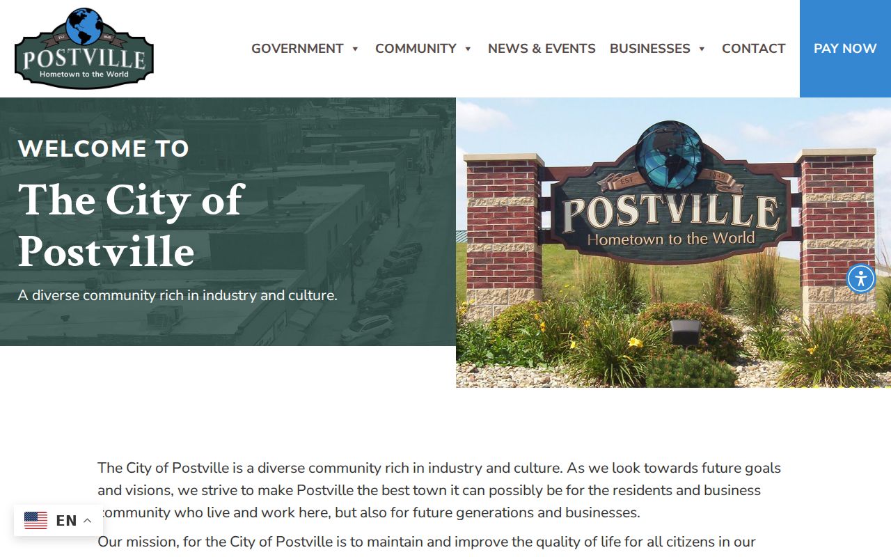 Postville city contact route for Postville warrant records