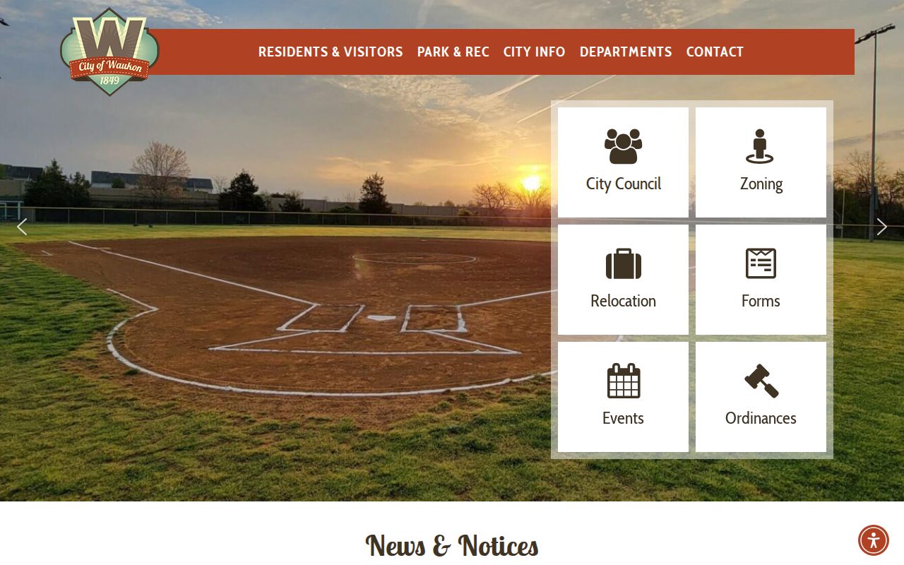Waukon city government routing for local warrant records